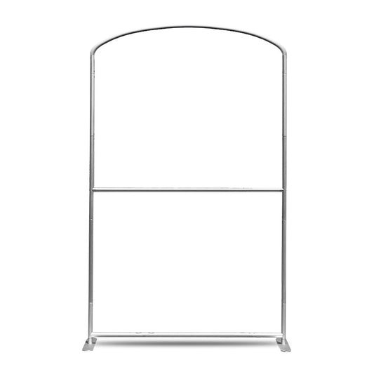 58" Curved Tube Fabric Banner Stand