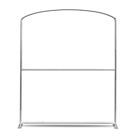 78" Curved Tube Fabric Banner Stand