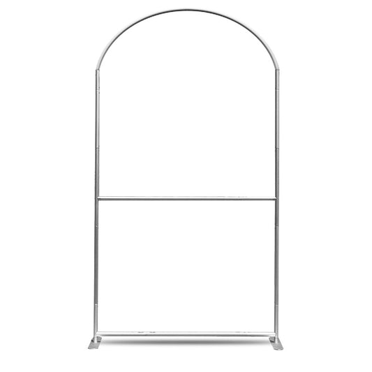 58" Round Tube Fabric Banner Stand