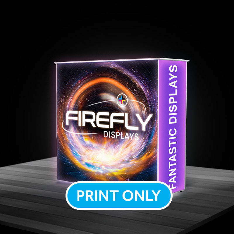 Replacement FLB06 Firefly Backlit Trade Show Counter/Podium Print