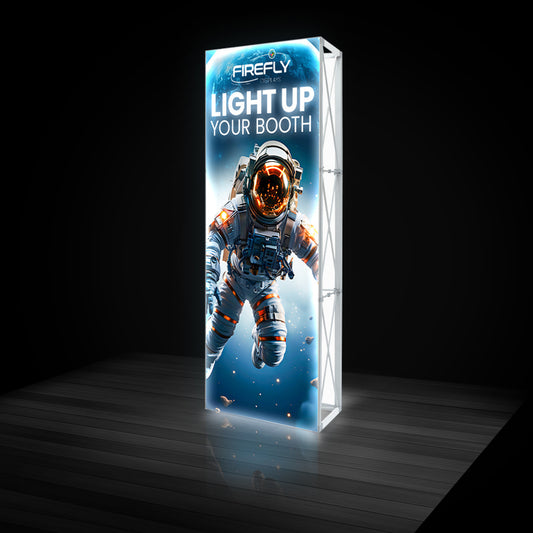 2.5ft. Firefly Backlit Trade Show Display