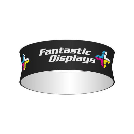 10ft. & 12ft. Circular Hanging Banner - Trade Show Booth Overhead Display Sign