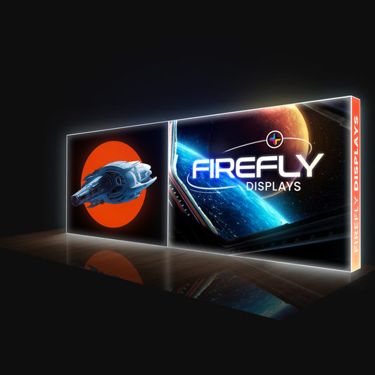 Firefly 20ft. Backlit Wall SEG Trade Show Booth Environment