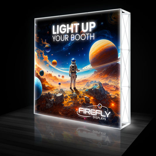 7.5ft. Firefly Backlit Trade Show Display
