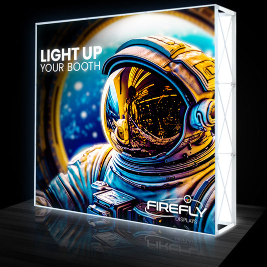 10x10ft. Firefly Backlit Trade Show Display