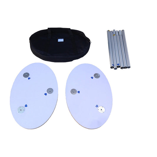 Oval Fabric Display Podium