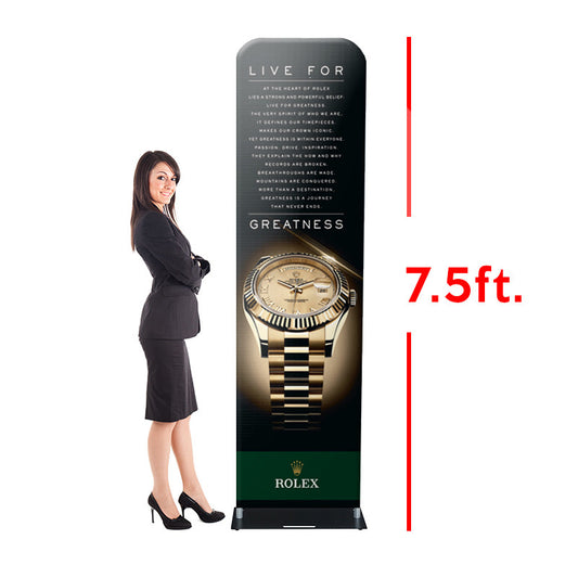 24" Fabric Tube Banner Stand