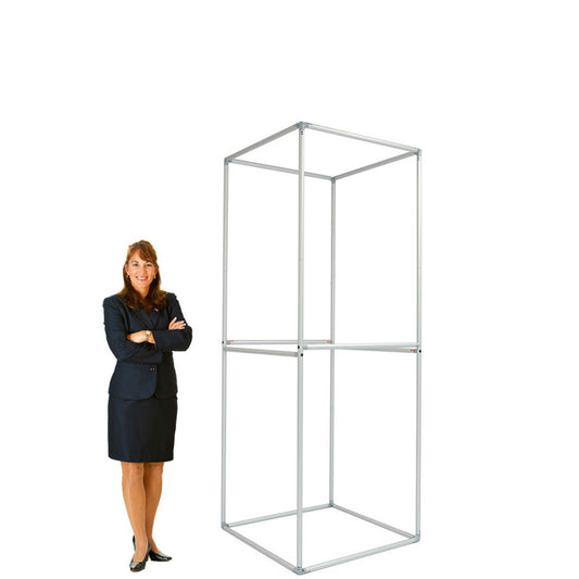 8' Trade Show Display Tower - Branded Pillar