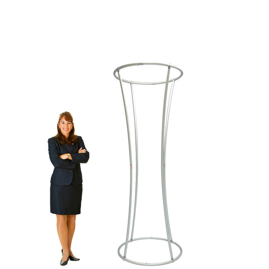 8' Trade Show Display Tower - Branded Column