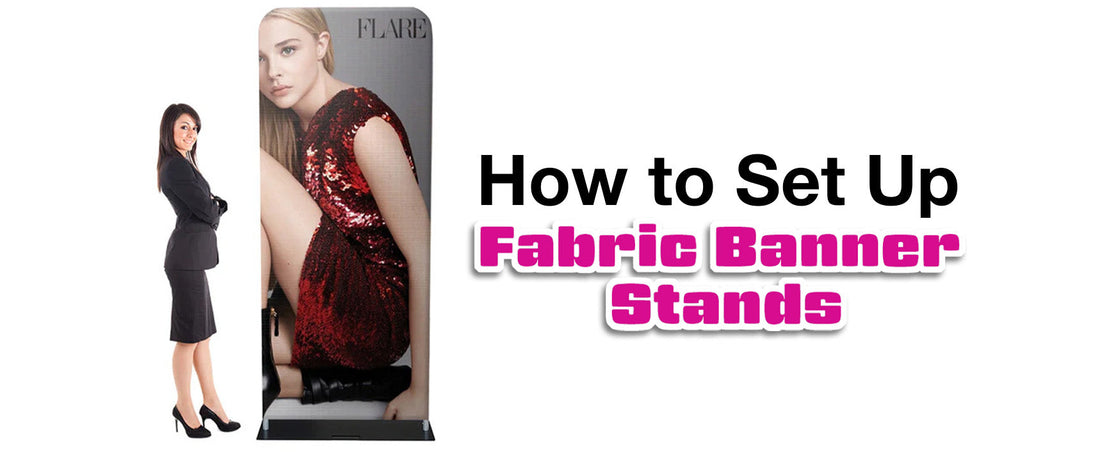 How To Set Up A Double-Sided Fabric Banner Stand