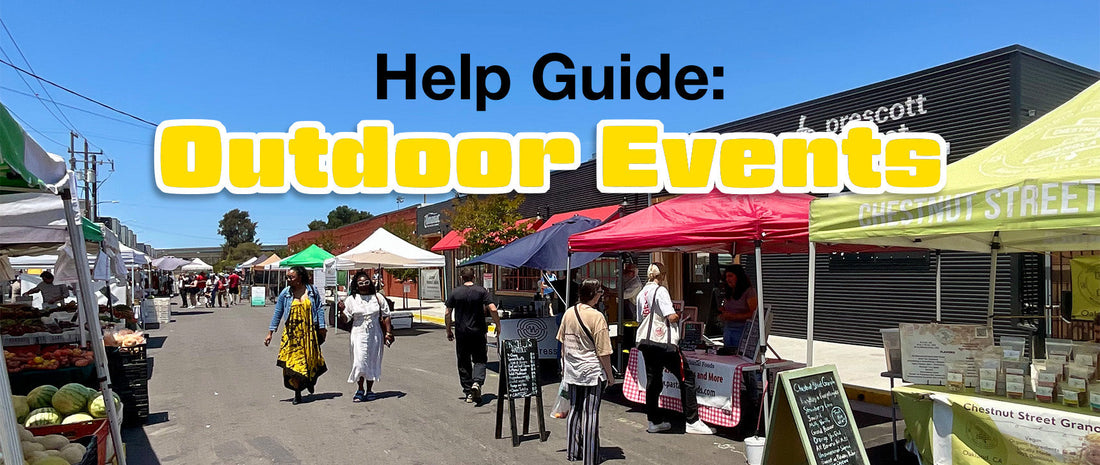 A Helpful Guide For Exhibitors & Vendors At Outdoor Events
