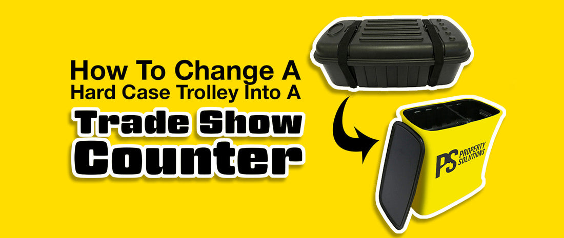 How To Change A Hard Case Trolley Into A Trade Show Counter