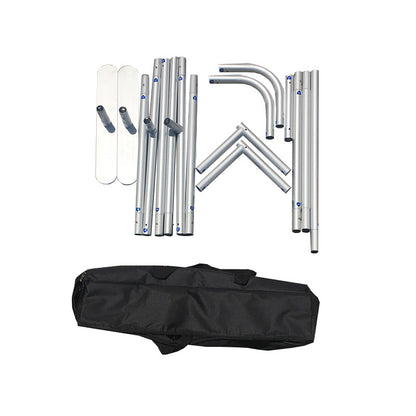 58" Curved Tube Fabric Banner Stand