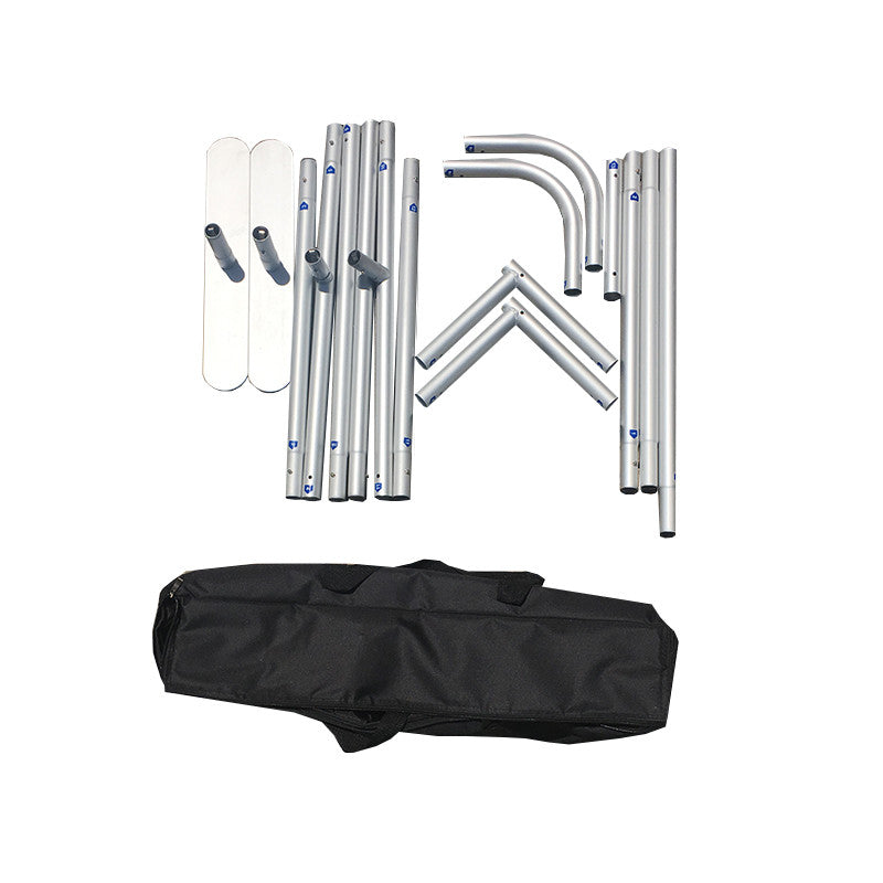 38" Curved Tube Fabric Banner Stand