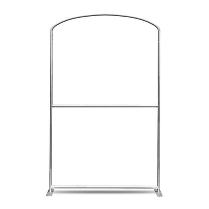 58" Curved Tube Fabric Banner Stand