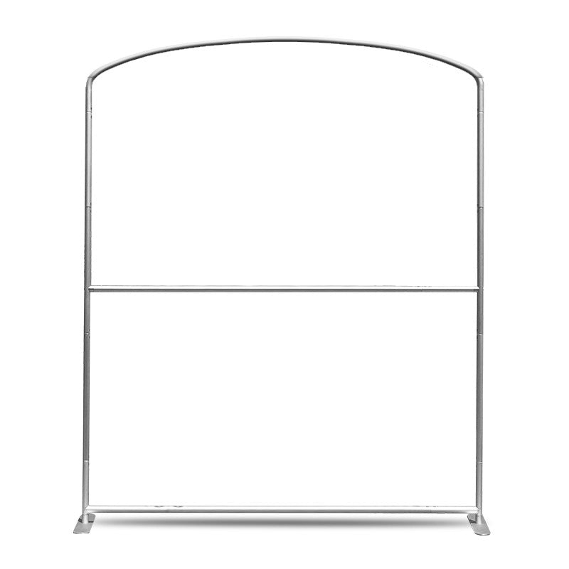 78" Curved Tube Fabric Banner Stand