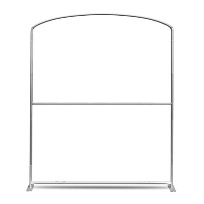 78" Curved Tube Fabric Banner Stand