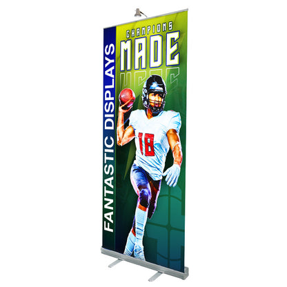 33" Retractable Roll Up Banner Stand