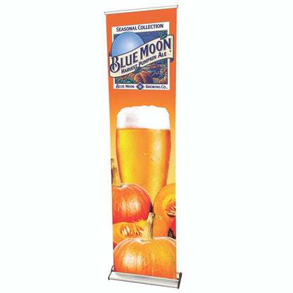 24" Retractable Roll Up Banner Stand - Pro Line