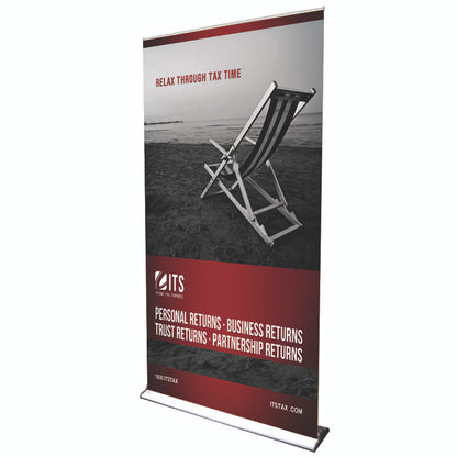 48" Retractable Roll Up Banner Stand - Pro Line