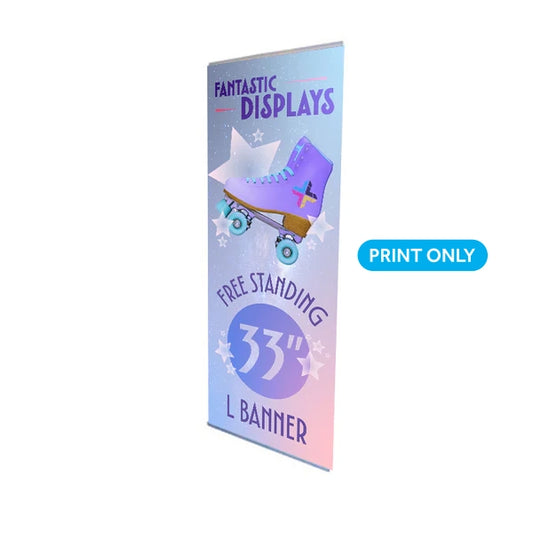 Replacement Freestanding BSL33 Banner (33"x86")