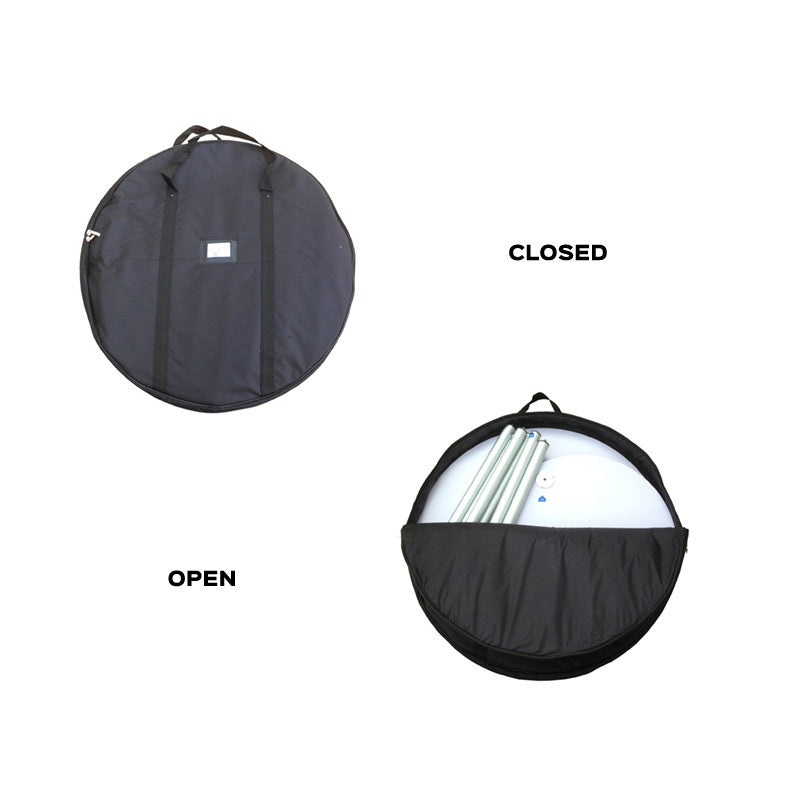 Circular Fabric Display Podium