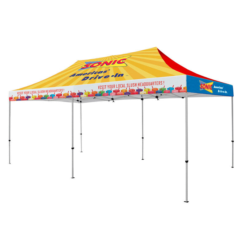 20x10 Full Color Custom Trade Show Event Canopy