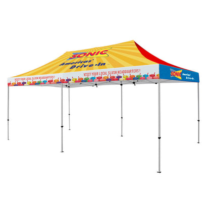 20x10 Full Color Custom Trade Show Event Canopy