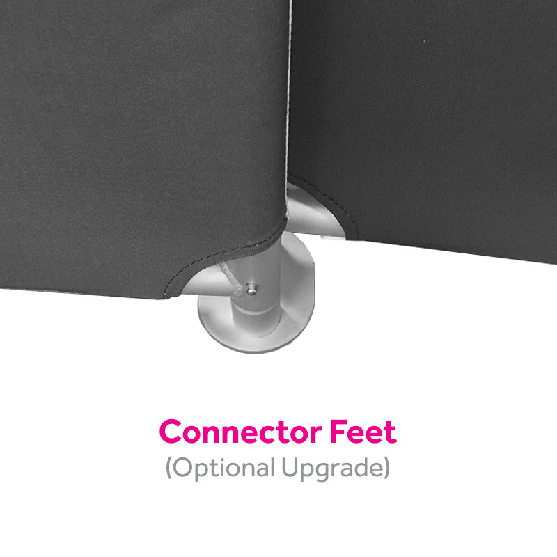 38" Straight Tube Fabric Banner Stand