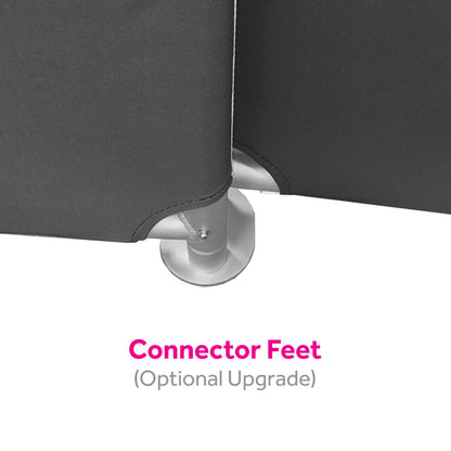 38" Straight Tube Fabric Banner Stand