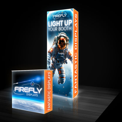 2.5ft. Firefly Backlit Trade Show Display