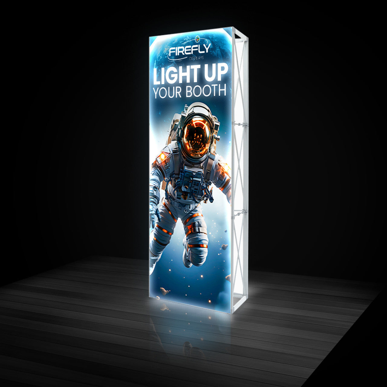 2.5ft. Firefly Backlit Trade Show Display