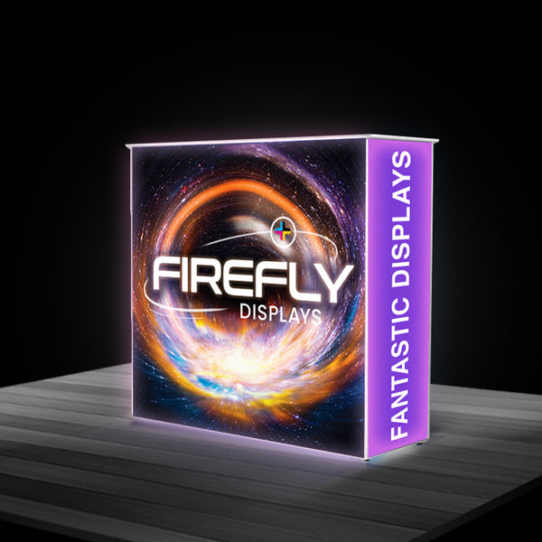 Firefly Backlit Trade Show Counter/Podium – Fantastic Displays
