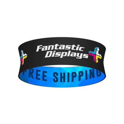 5ft. Circular Hanging Banner - Trade Show Booth Overhead Display Sign