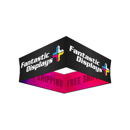 5ft. Square Hanging Banner - Trade Show Booth Overhead Display Sign