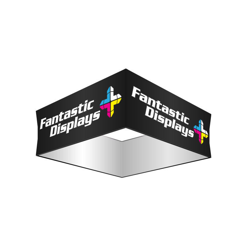 8ft. Square Hanging Banner - Trade Show Booth Overhead Display Sign