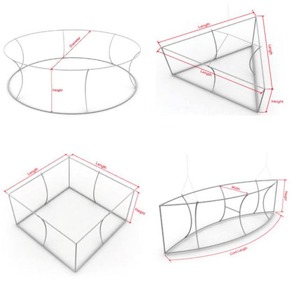 15ft. Circular Hanging Banner - Trade Show Booth Overhead Display Sign