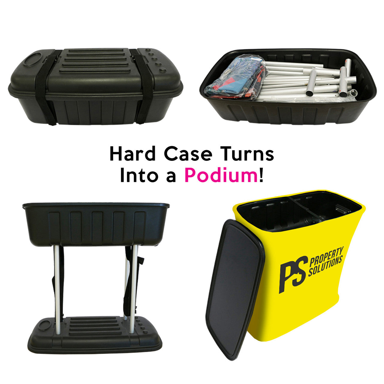 Rolling Hardcase To Counter/Podium Kit (A)