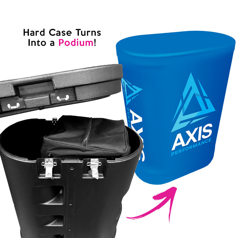 Large Rolling Hardcase To Counter/Podium (C)