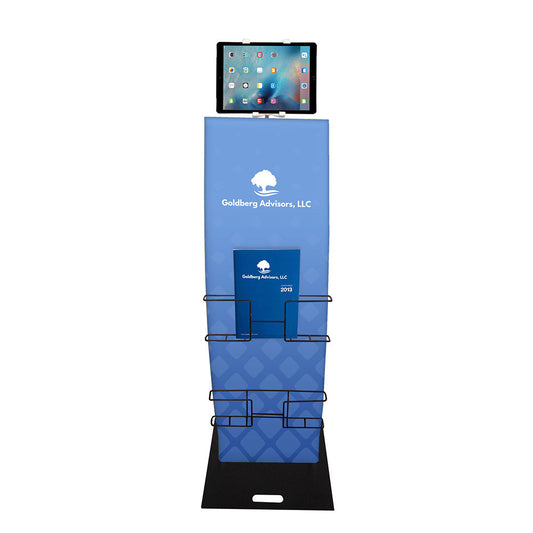 48" Custom Trade Show Fabric iPad Tablet Display Stand