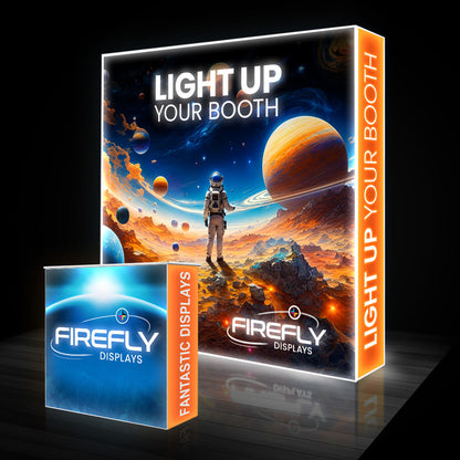 7.5ft. Firefly Backlit Trade Show Display
