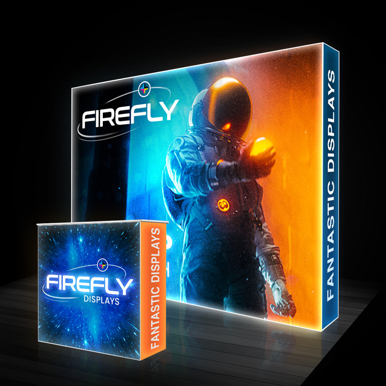 10ft. Firefly Backlit Trade Show Display