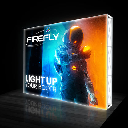 10ft. Firefly Backlit Trade Show Display