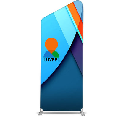 38" Slant Tube Fabric Banner Stand