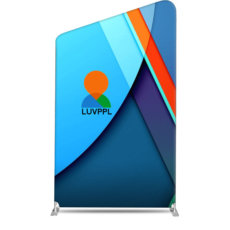 58" Slant Tube Fabric Banner Stand
