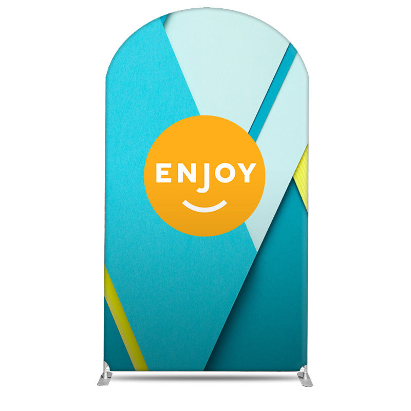 58" Round Tube Fabric Banner Stand