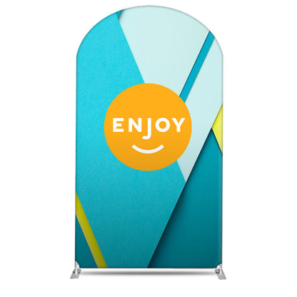 58" Round Tube Fabric Banner Stand