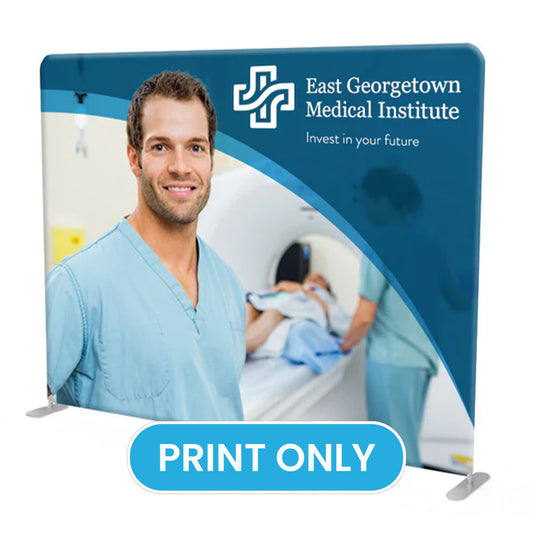 10ft. Straight Tube POP04 Fabric Print Replacement