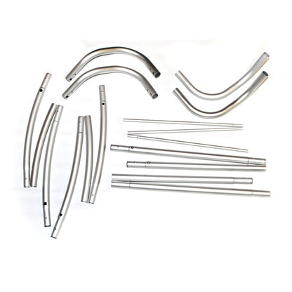 6ft. Curved Fabric Tube Table Top Display for Trade Shows