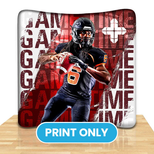 8ft. Curved Tube POP06 Fabric Print Replacement